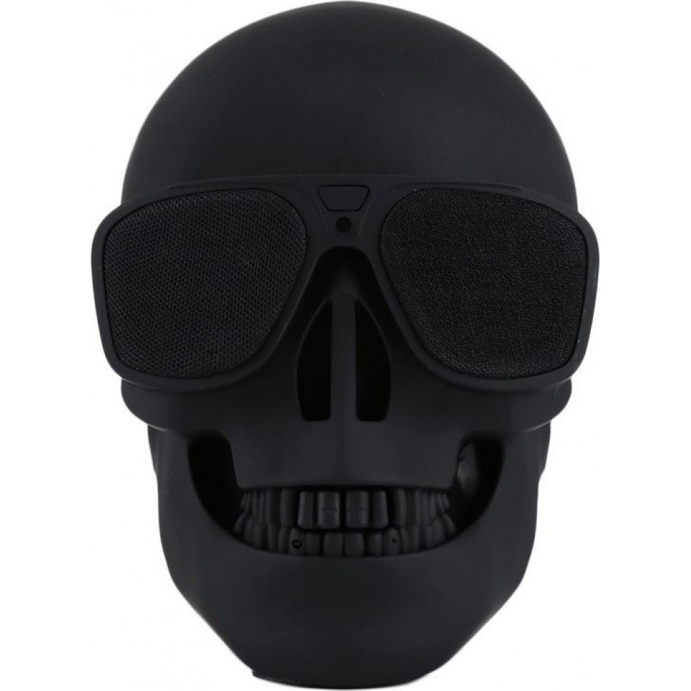 Gothic Totenkopf Bluetooth V3.0 Party Lautsprecher mit Akku - Farbe Schwarz