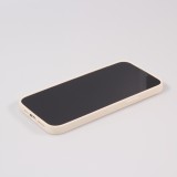 iPhone 13 Pro Case Hülle - Soft-Shell silikon cover mit MagSafe und Kameraschutz - Vanille