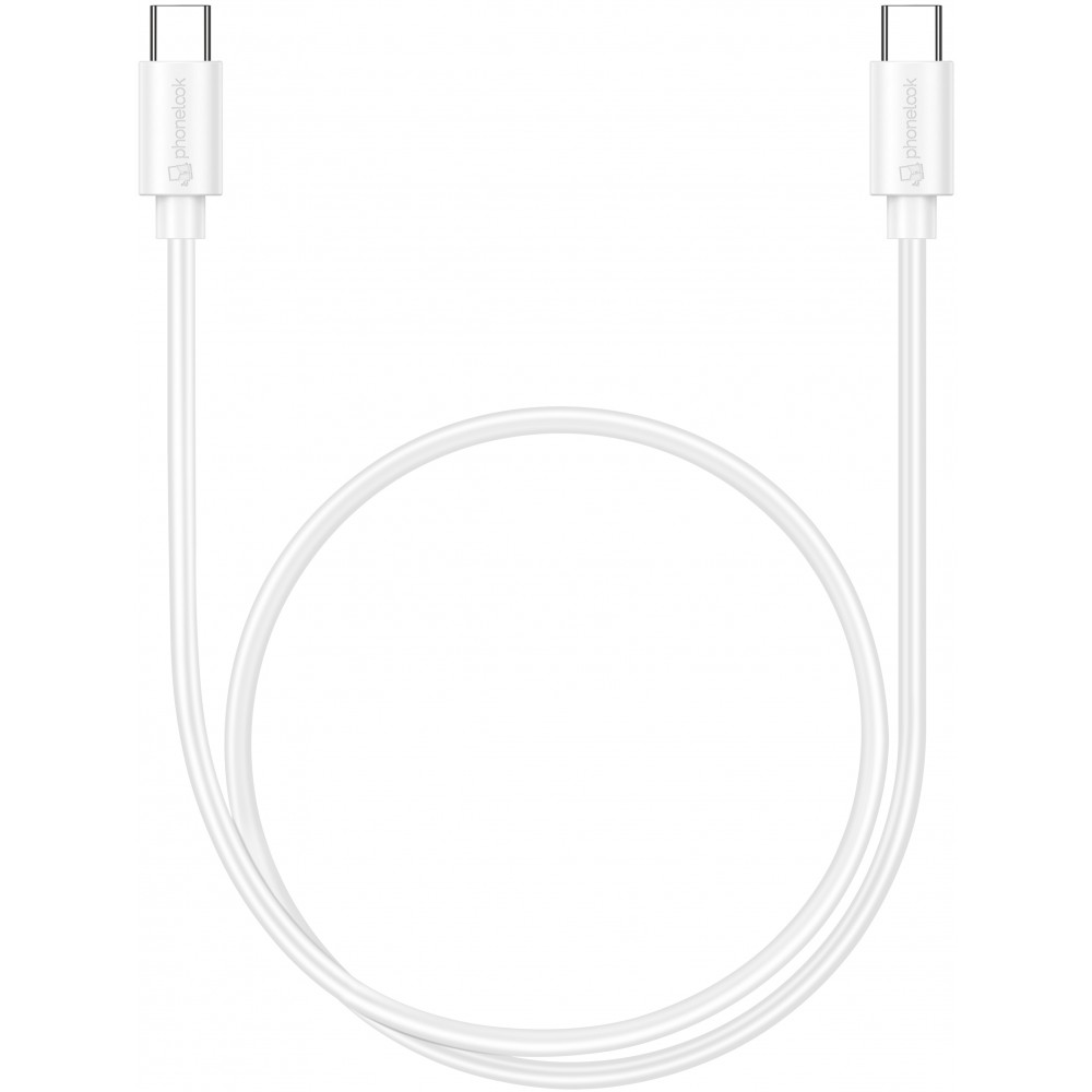 USB-C auf USB-C Ladekabel (50 cm) - PhoneLook - Weiss