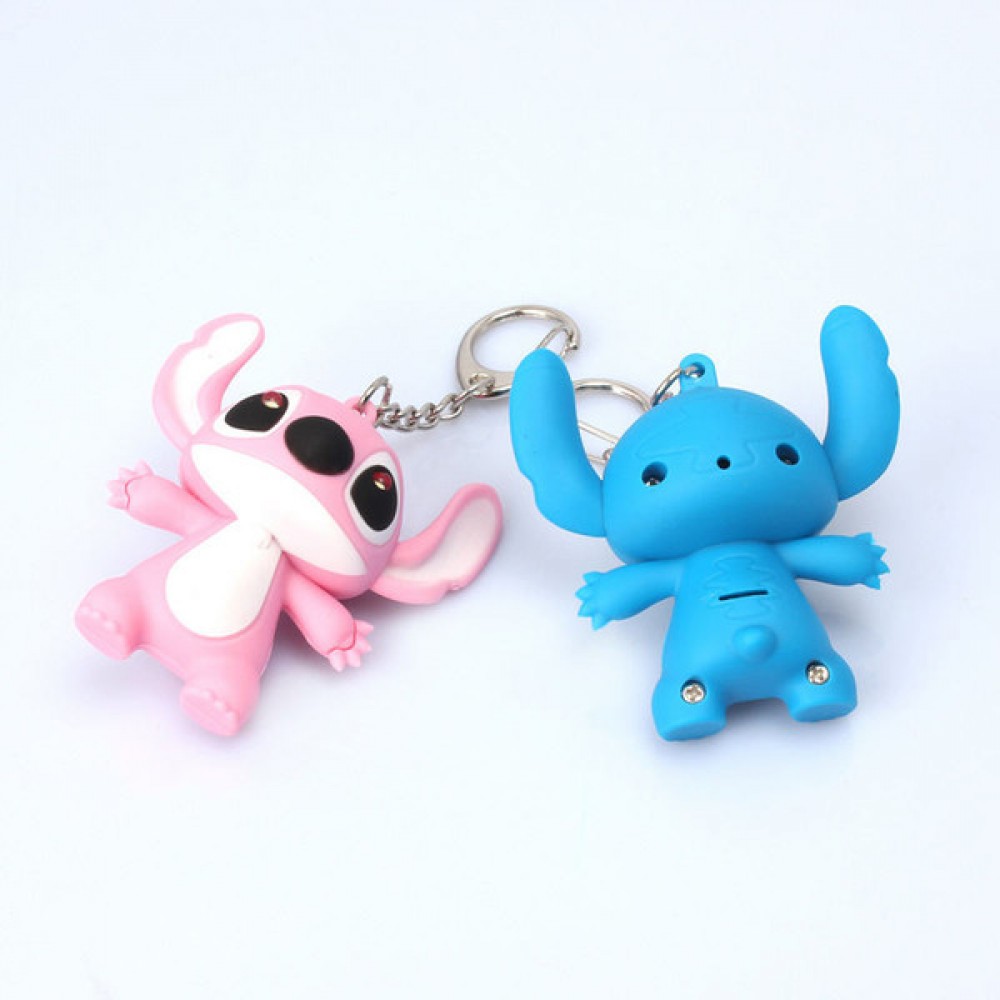 Porte-clés / bijoux universel - Lili & Stitch personnage Stitch - - Bleu