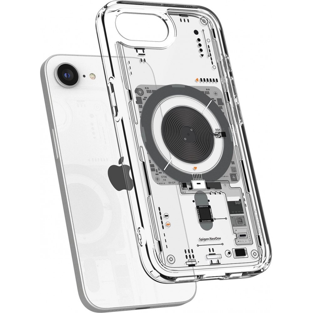 iPhone 16e Case Hülle - Spigen Ultra Hybrid MagSafe Neo One - Transparent