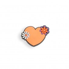 3D-Schmuck Charm für Silikonhülle mit Löcher im Crocs-Stil - Flower Heart