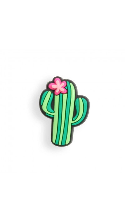 3D-Schmuck Charm für Silikonhülle mit Löcher im Crocs-Stil - Funny Flower Cactus