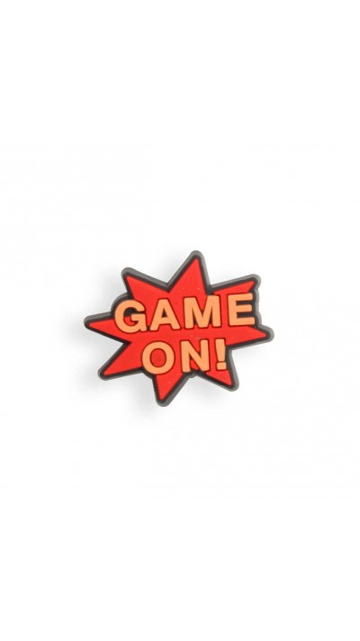 Charm bijou 3D pour coque avec trous style Crocs - Game On !