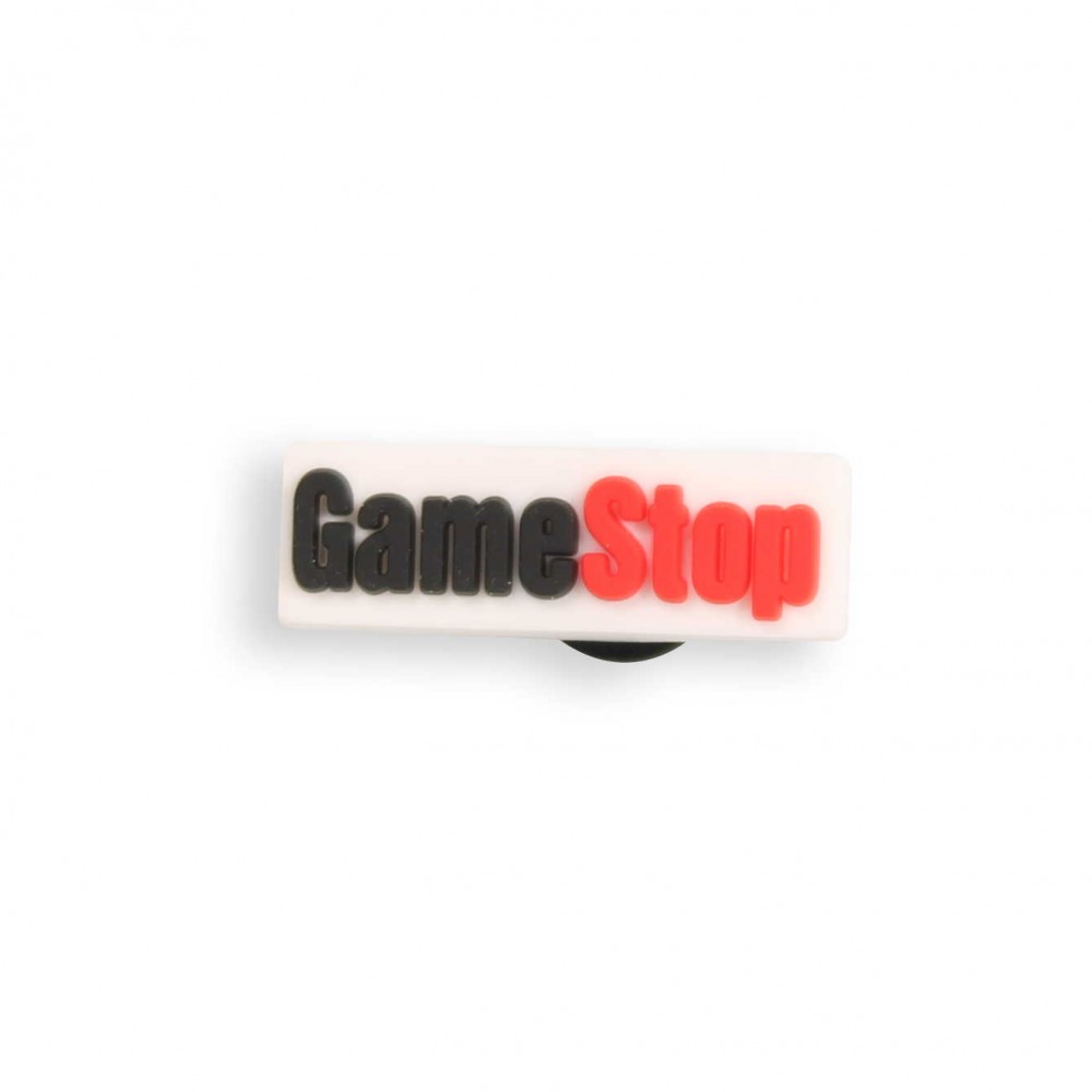 3D-Schmuck Charm für Silikonhülle mit Löcher im Crocs-Stil - Logo GameStop