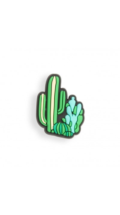 Charm bijou 3D pour coque avec trous style Crocs - Lovely Cactus