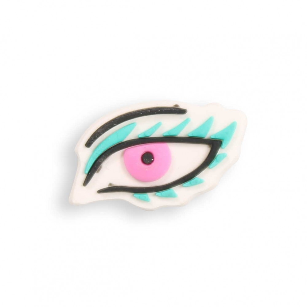 3D-Schmuck Charm für Silikonhülle mit Löcher im Crocs-Stil - Lovely eye