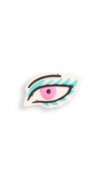 Charm bijou 3D pour coque avec trous style Crocs - Lovely eye