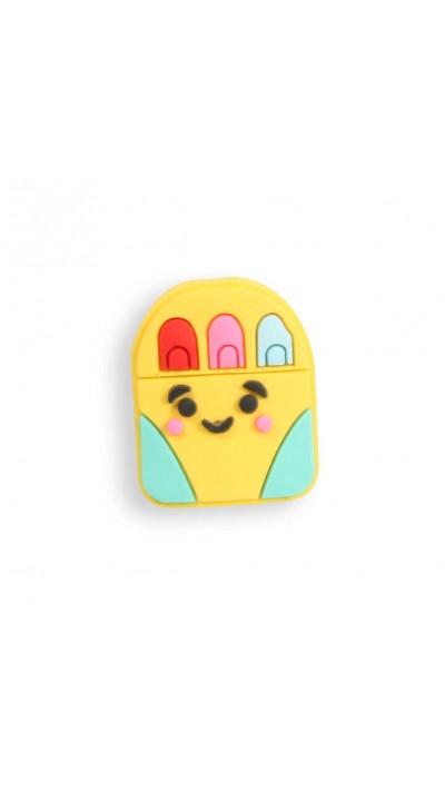 Charm bijou 3D pour coque avec trous style Crocs - Lovely smile