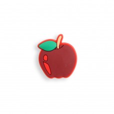 3D-Schmuck Charm für Silikonhülle mit Löcher im Crocs-Stil - Red Apple