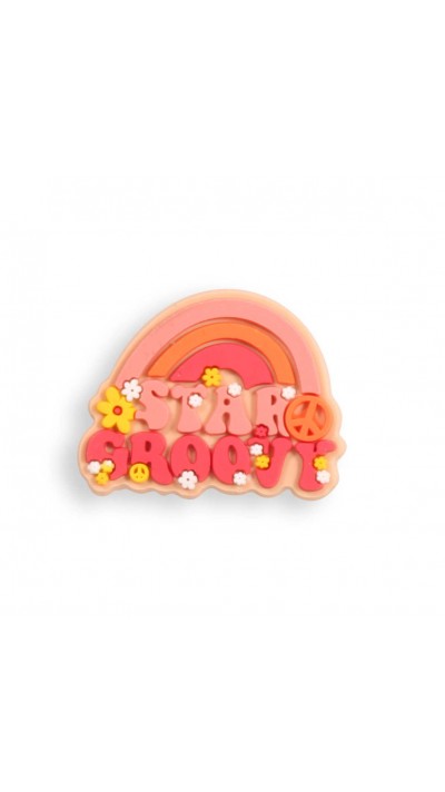 Charm bijou 3D pour coque avec trous style Crocs - Star Groovy