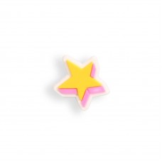 3D-Schmuck Charm für Silikonhülle mit Löcher im Crocs-Stil - Yellow Star