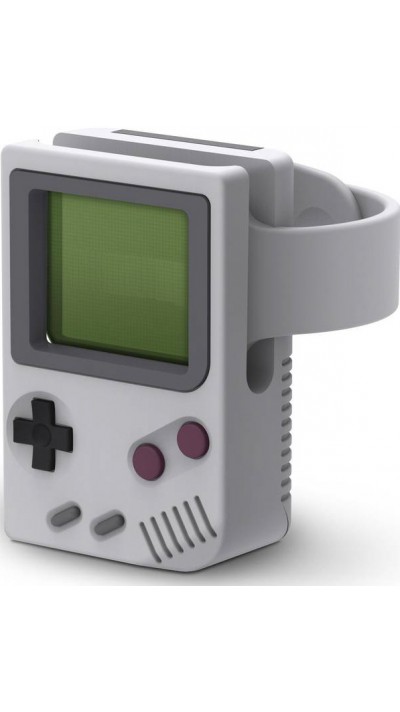 Support look Game Boy console de jeu rétro pour charger Apple Watch - Gris