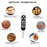 Elektronischer Fleisch- und Lebensmittel Thermometer mit LCD-Anzeige - Weiss