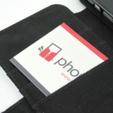 iPhone 12 Pro Max Case Hülle - Wallet schwarz Vintage Schneebedeckter Berg Iglu