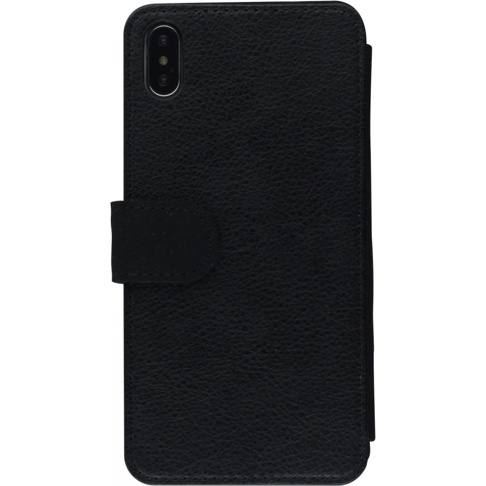 Hülle iPhone Xs Max - Wallet schwarz Sea Foam Blue