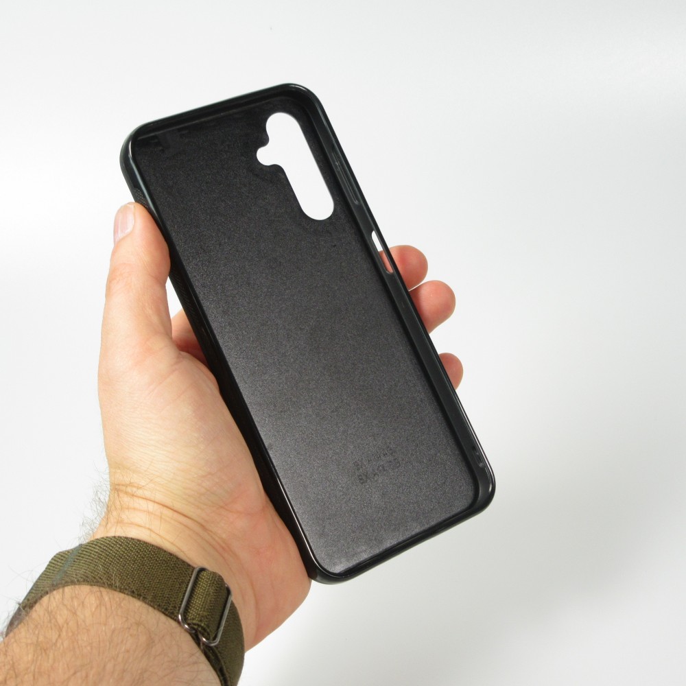 Samsung Galaxy A54 Case Hülle - Silikon schwarz Funkelndes Nordlicht